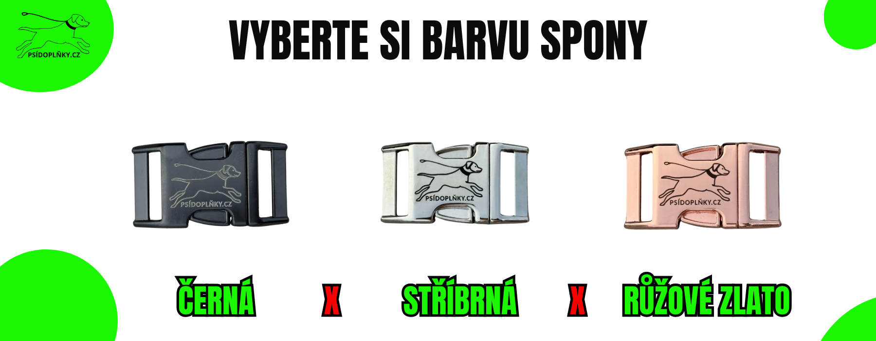barva spony